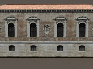 venice building 148 low poly 3D Model