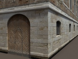 venice building 148 low poly Model 3D