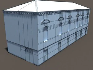 venice building 148 low poly 3D Model