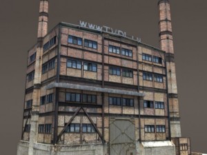 abandoned factory building 149 3D 模型