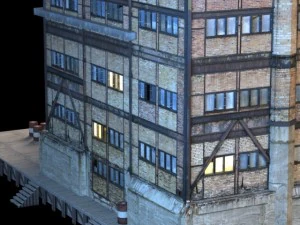 abandoned factory building 149 3D Model
