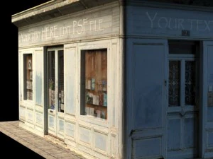 small shop building 3D Model