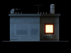 small shop building 3D Model