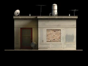 small shop building 3D Model