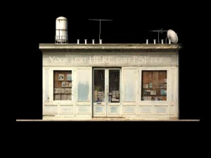 small shop building 3D Model