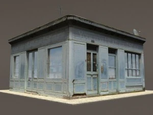 small shop building 3D Model