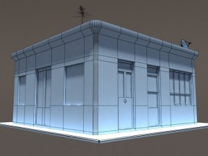 small shop building 3D Модель