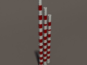 chimney low poly Model 3D