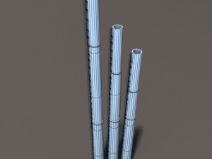chimney low poly Model 3D