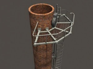 chimney low poly 3D Model