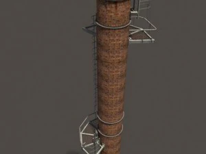 chimney low poly 3D Model