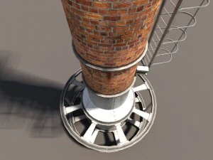 chimney low poly 3D Model