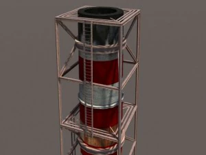 chimney low poly 3D Model