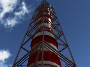 chimney low poly Modelo 3D