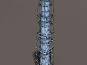 chimney low poly Modelo 3D