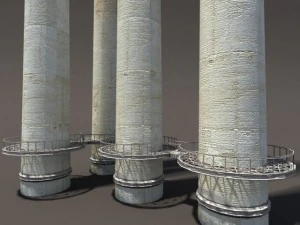 chimney low poly 3D Model