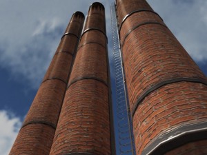 chimney low poly 3D Модель