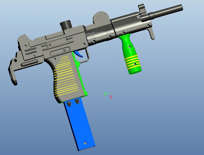 uzi 3D Model .c4d .max .obj .3ds .fbx .stl .blend 
