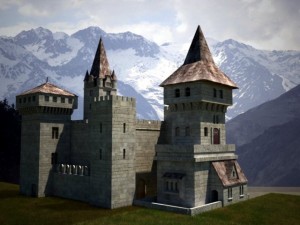 castle construction kit 2012 3D Model