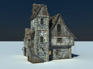 old german locanda 3D Model