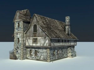 old german locanda 3D Model