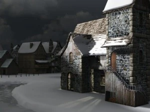 old german locanda 3D Model