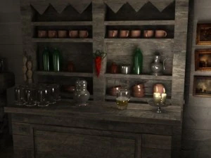 old german locanda 3D Model