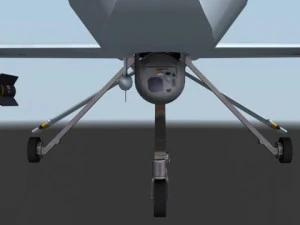 mq1 predator uav drone aircraft 3D Model