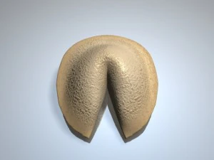 fortune cookie 3D Model