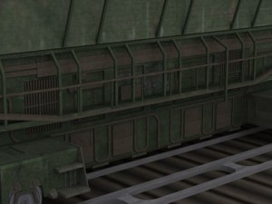 german railroad 800mm dora Modelo 3D