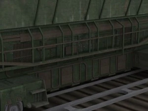 german railroad 800mm dora 3D Model