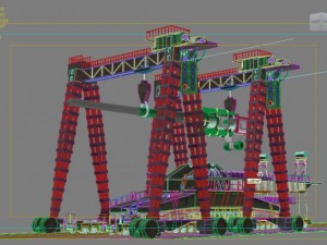 german railroad 800mm dora Modelo 3D