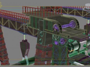 german railroad 800mm dora Modelo 3D