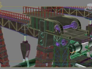 german railroad 800mm dora 3D Model
