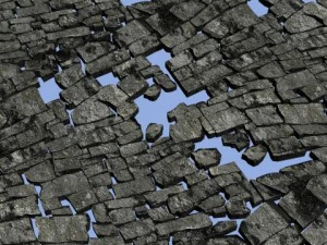 cobblestone  path 3D Model
