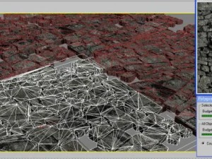 cobblestone  path 3D Model