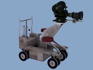 video camera and dolly 3D Model
