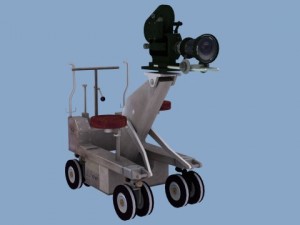 video camera and dolly 3D Model