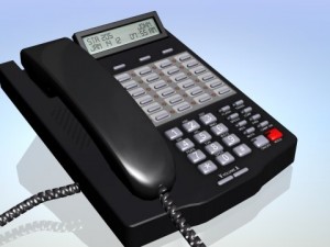 office phone low resolution Modelo 3D