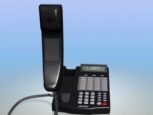 office phone low resolution Modelo 3D