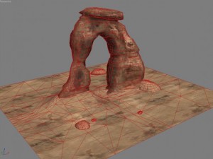 delicate arch rock formation Modelo 3D