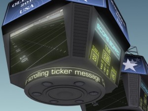 jumbotron score display 3D मॉडल