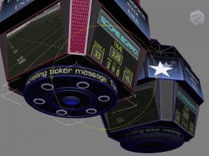 jumbotron score display 3D मॉडल
