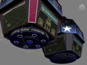 jumbotron score display 3D Model