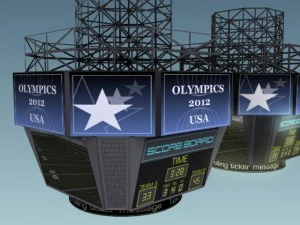 jumbotron score display 3D Model