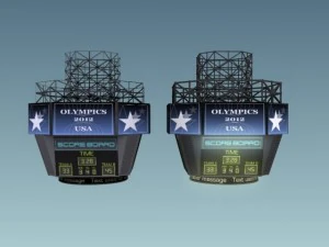 jumbotron score display 3D Model