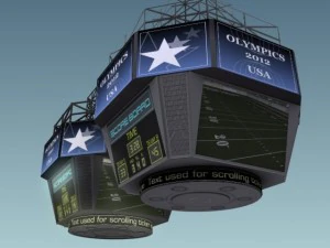 jumbotron score display 3D Model
