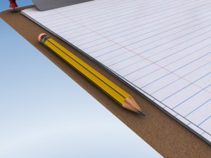 wooden clip board 3D Model