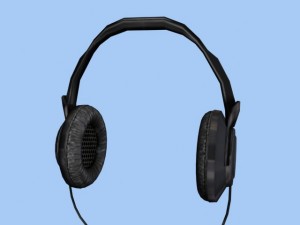 stereo headphones Model 3D