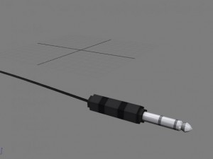 stereo headphones Model 3D